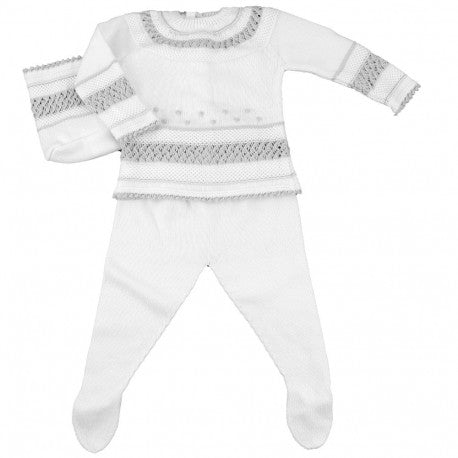 241430ConjuntoGgris.jpg Conjunto Pista blanco c/gris - Imagen 1