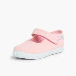 Mercedita rosa con velcro y suela goma - Imagen 4
