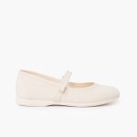 Merceditas con velcro crudo - Imagen 4