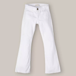 Jeans Campana blanco