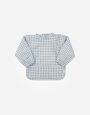Babero impermeable c/manga Vichy