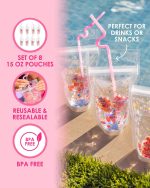 Pouches reutilizables - Confetti set de 8 - Imagen 2