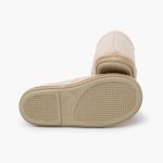Zapatilla lino sin cordones beige - Imagen 2