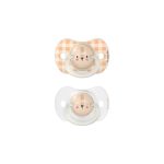 Set 2 chupetas nocturnas silicona León 6-18M