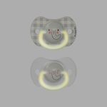 Set 2 chupetas nocturnas silicona elefante 6-18M - Imagen 2