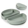 Envase de comida compacto silifold verde