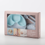 Set de plato con divisiones - cubiertos y babero CL