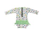 Vestido de baño manga larga cactus verde - Imagen 2