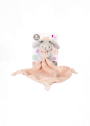 Conejito Sonajero con Doudou rosa25x25 cm - Aleste