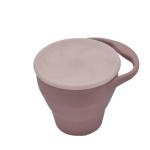 Taza para snacks silicona Dusty Pink