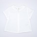 Camisa bebé M/corta blanca