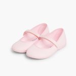 Merceditas con velcro rosa