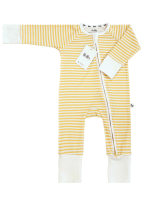 Pijama con cremallera Yellow Stripes - Imagen 2