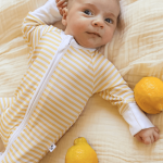 Pijama con cremallera Yellow Stripes