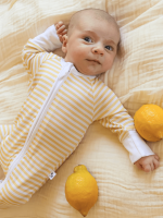 Pijama con cremallera Yellow Stripes