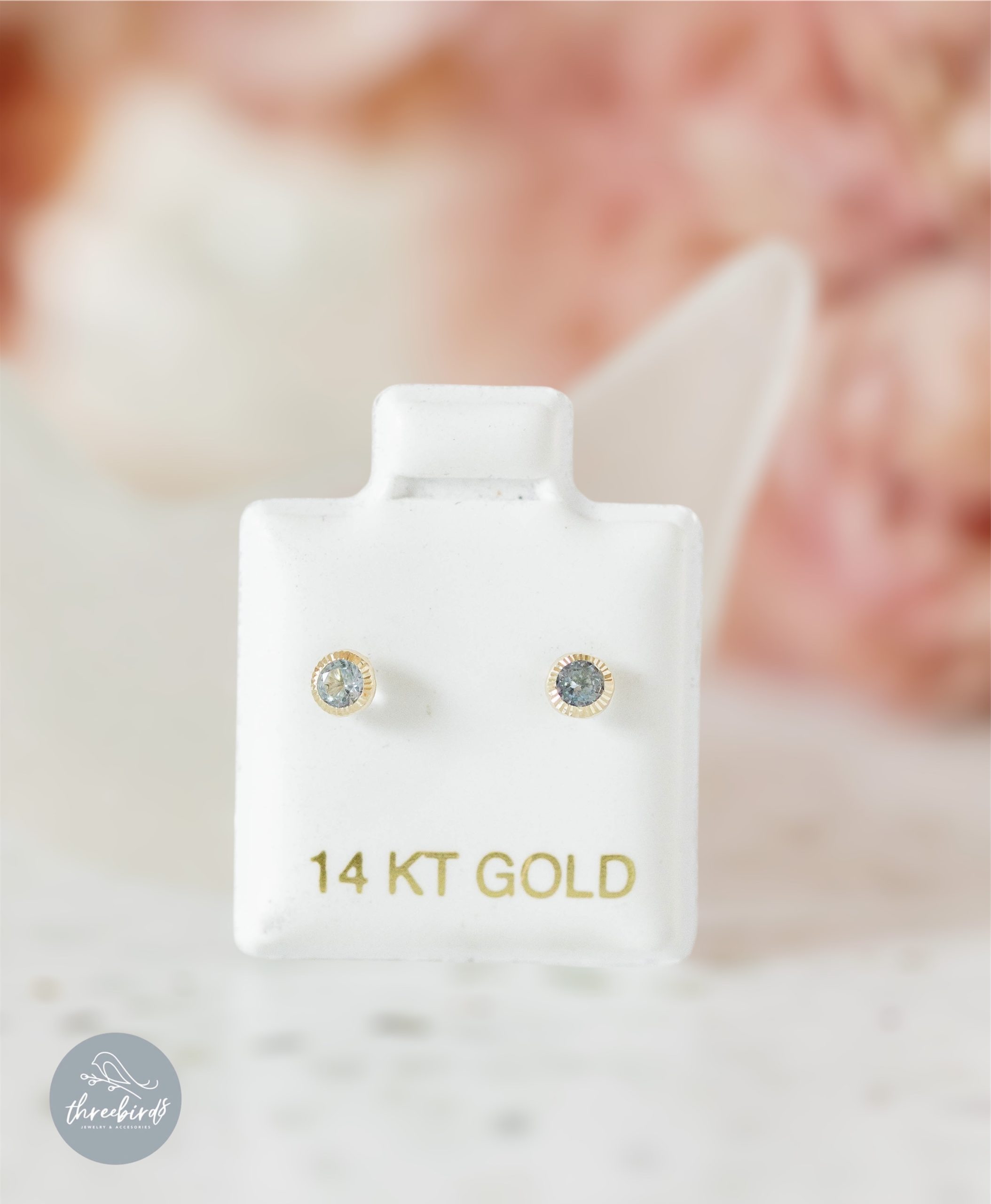 749-019525f3-6caa-7472-b0ab-837dac7903d9.jpg Aretes mini zirconia celeste - Imagen 1