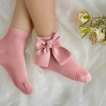 Calcetín Lino con Lazo Dry Pink