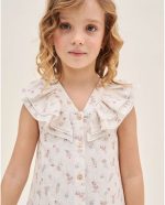 Vestido cuello Topitos
