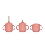 Taza de aprendizaje 3 en 1 Rosa - Imagen 2
