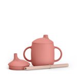 Taza de aprendizaje 3 en 1 Rosa