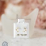 Aretes línea corazones
