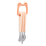 Set de cubiertos con Aro Tangerine