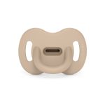 Chupeta Fisiologica todo silicon 6-18M Beige