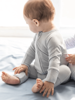 Pijama con cremallera Celeste
