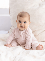 Pijama con cremallera Rosa