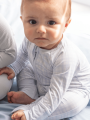 Pijama con cremallera Vichy celeste - 18-24 meses, Aleste