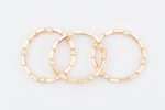 Set 3 pulseras Golden Pearl - Imagen 3