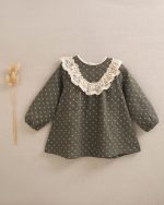 Vestido niña Musgo