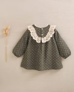 Vestido niña Musgo - Imagen 5