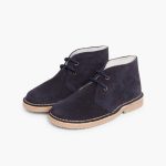 Botas Serraje azul marino