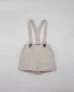 Short Lino con tirantes