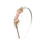 Diadema velvet preservados Rosa Nude