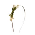 Diadema velvet preservados Verde
