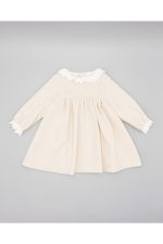 Vestido de pana con cuello bordado - Imagen 2