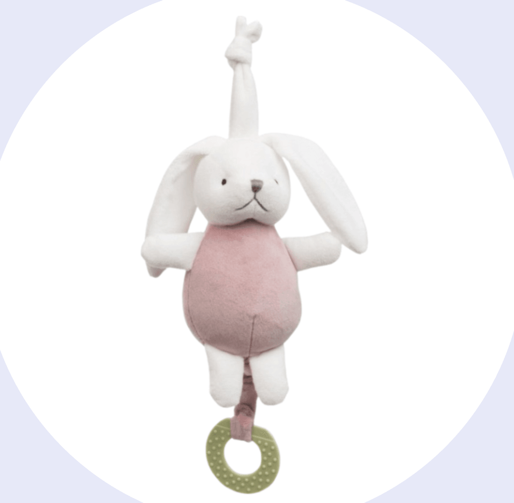 749-019b1f6d-afa2-73ce-afdd-48e61d542538.png Conejito musical rosa 18cm - Imagen 1