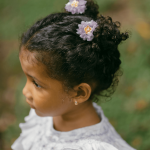Set Petite Bloom clips morado