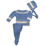 Conjunto pista azul c/blanco