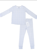 Pijama 2 piezas pantalón blue vichy - Imagen 2