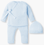 Conjunto 3p Basic celeste - 0 meses, 7 Bancas