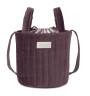 Bolsa Bucket Cherry Velvet - 7 Bancas