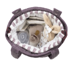 Bolsa Bucket Cherry Velvet - Imagen 3