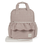 Mochila Praliné Vichy Moka