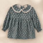 Vestido viella con cuello pet