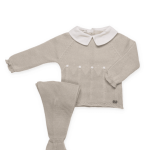 Conjunto 2p lines bodoques crema