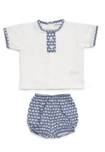 Conjunto camisa manga corta ballenas - Imagen 2