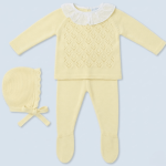 Conjunto 3p Cerezas amarillo